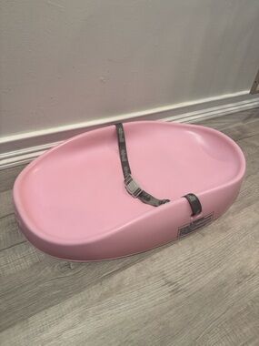 Pink Bumbo Infant changing table pad- with Safety Straps